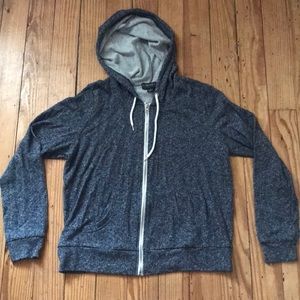 Forever 21 plus sized zip up hoodie